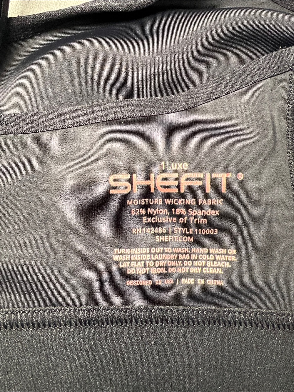 SHEFIT Black Front-Zip Flex Sports Bra Medium Impact Size 1 Luxe - Picture 2 of 16